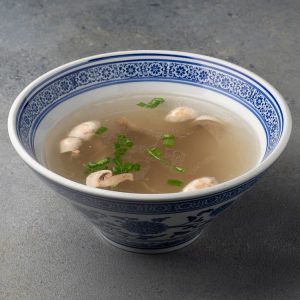 Суп с жареной грудинкой  酥肉汤